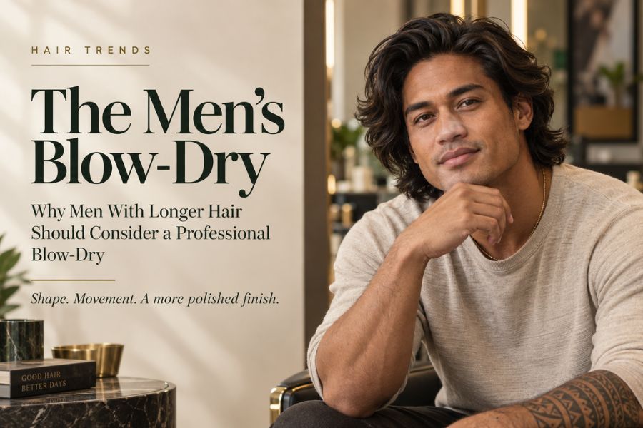 The Men’s Blow-Dry: The Grooming Step You May Be Missing