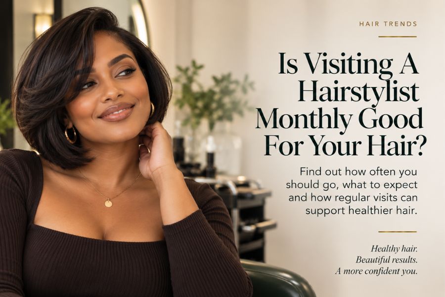 Is Visiting A Hairstylist Monthly Good For Your Hair?